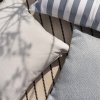Creme-Blaues Gartenkissen-Set Ketama